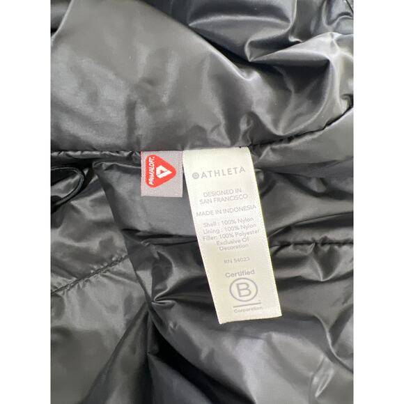 Athleta Summit Insulated Parka Jacket Coat Primaloft in Black Women's Small - Picture 9 of 12